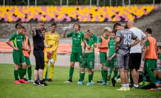 2020.07.25 Poznań ul Warmińska 1, mecz sparingowy pomiedzy Warta Poznań - AKS SMS Łódź  fot. Maciej Szpakowski/www.sport.FotoMM.pl