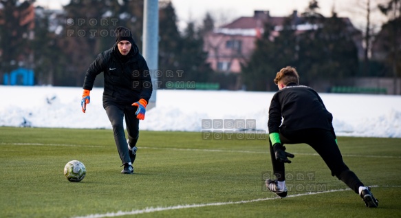 2021.02.21 mecz sparingowy Warta Poznań - GES Polonia Poznan