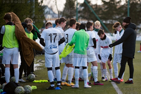 2021.02.21 mecz sparingowy Warta Poznań - GES Polonia Poznan