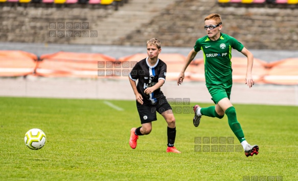 2020.07.25 Poznań ul Warmińska 1, mecz sparingowy pomiedzy Warta Poznań - AKS SMS Łódź  fot. Maciej Szpakowski/www.sport.FotoMM.pl