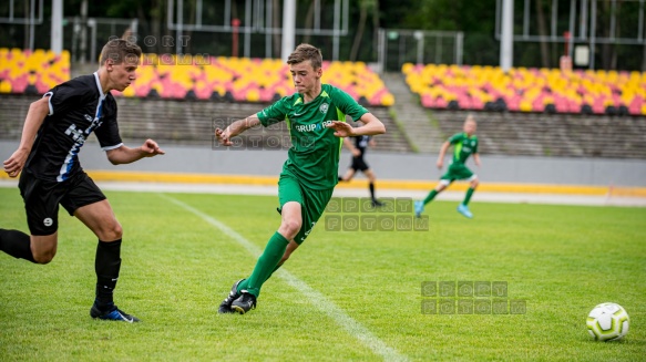 2020.07.25 Poznań ul Warmińska 1, mecz sparingowy pomiedzy Warta Poznań - AKS SMS Łódź  fot. Maciej Szpakowski/www.sport.FotoMM.pl