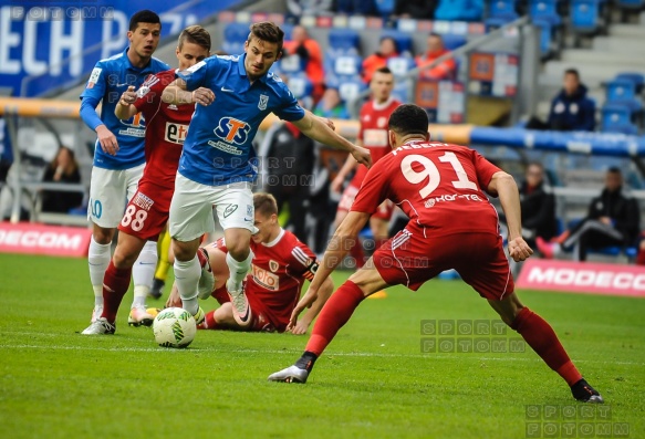 2016.04.19 Ekstraklasa mecz Lech Poznan - Piast Gliwice