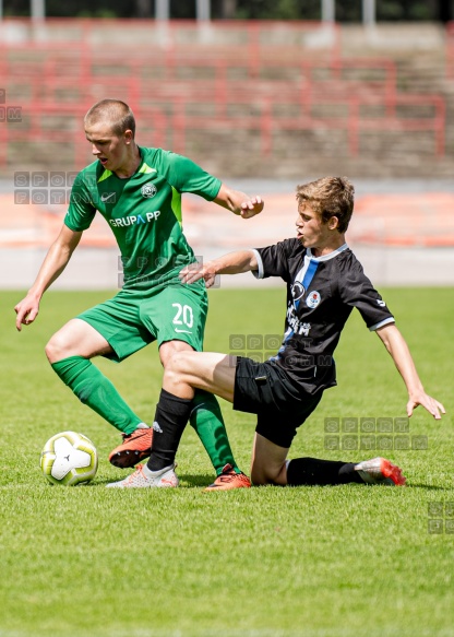 2020.07.25 Poznań ul Warmińska 1, mecz sparingowy pomiedzy Warta Poznań - AKS SMS Łódź  fot. Maciej Szpakowski/www.sport.FotoMM.pl