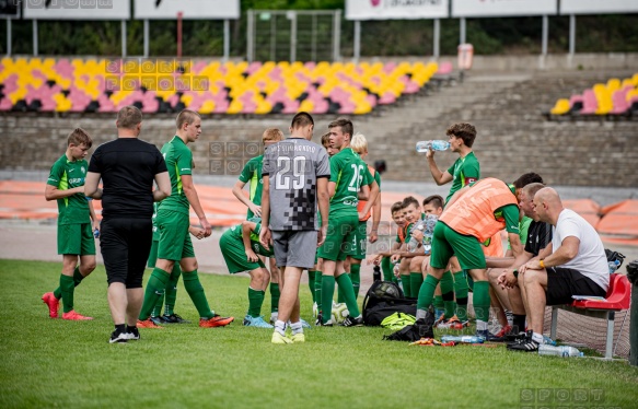 2020.07.25 Poznań ul Warmińska 1, mecz sparingowy pomiedzy Warta Poznań - AKS SMS Łódź  fot. Maciej Szpakowski/www.sport.FotoMM.pl