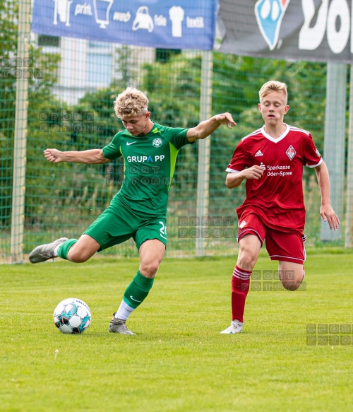 2020.0819 mecz sparingowy 1. FC Frankfurt - Warta Poznan