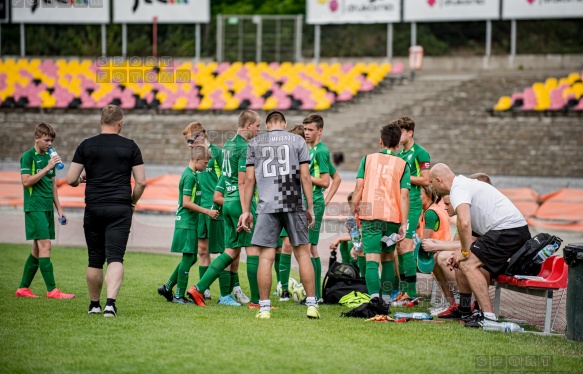 2020.07.25 Poznań ul Warmińska 1, mecz sparingowy pomiedzy Warta Poznań - AKS SMS Łódź  fot. Maciej Szpakowski/www.sport.FotoMM.pl