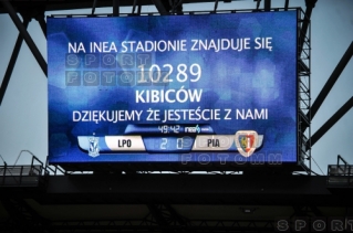 2016.04.19 Ekstraklasa mecz Lech Poznan - Piast Gliwice