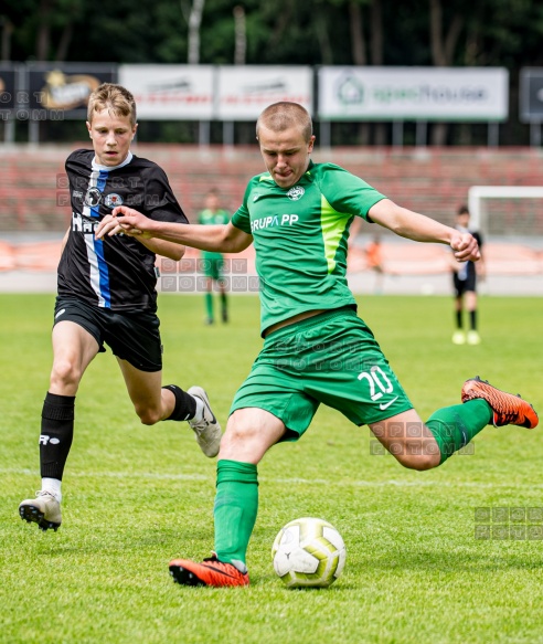 2020.07.25 Poznań ul Warmińska 1, mecz sparingowy pomiedzy Warta Poznań - AKS SMS Łódź  fot. Maciej Szpakowski/www.sport.FotoMM.pl