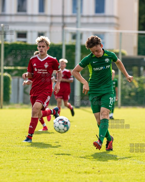 2020.0819 mecz sparingowy 1. FC Frankfurt - Warta Poznan